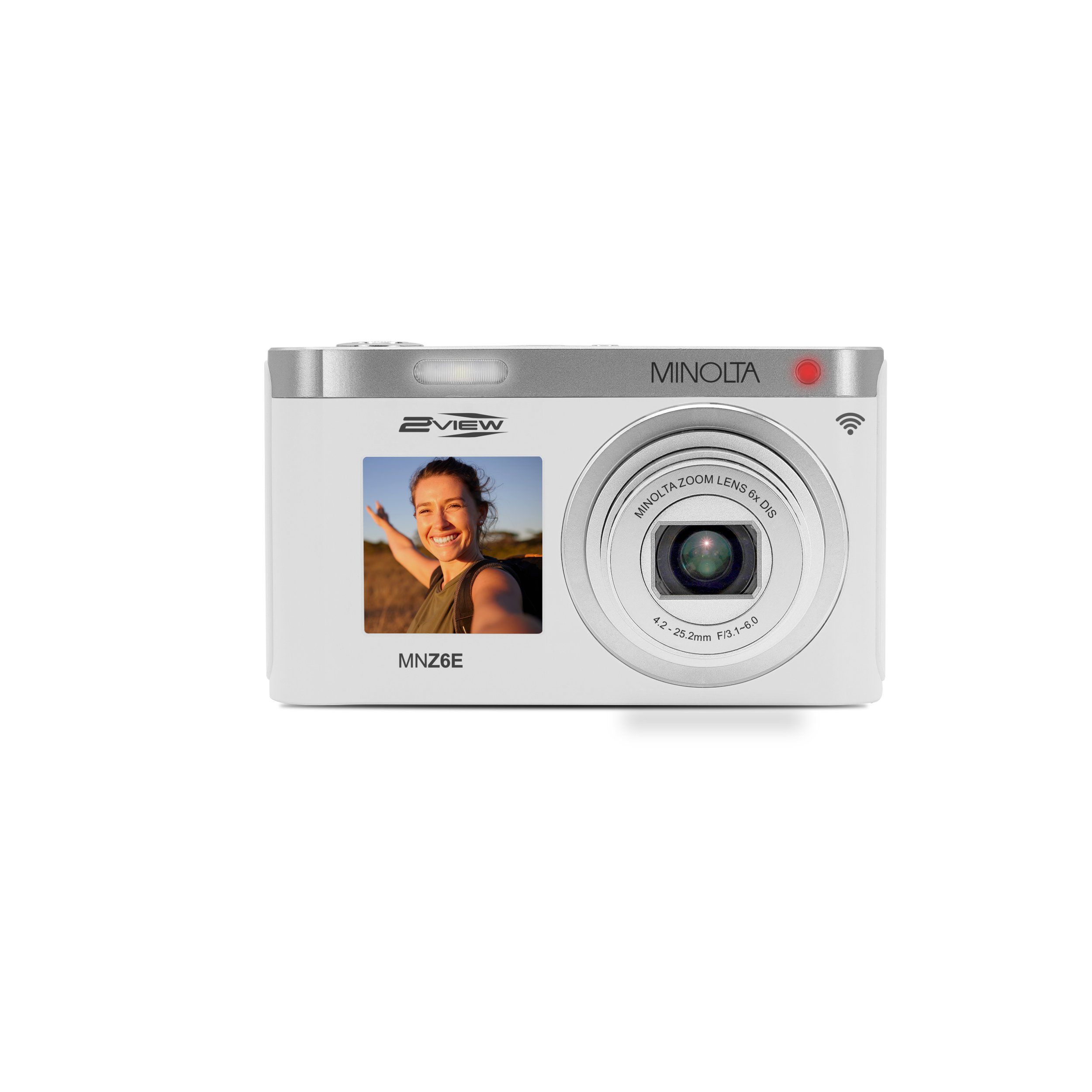 MNZ6E 64MP / 4K Ultra HD / Dual Screen Compact Camera — Minolta